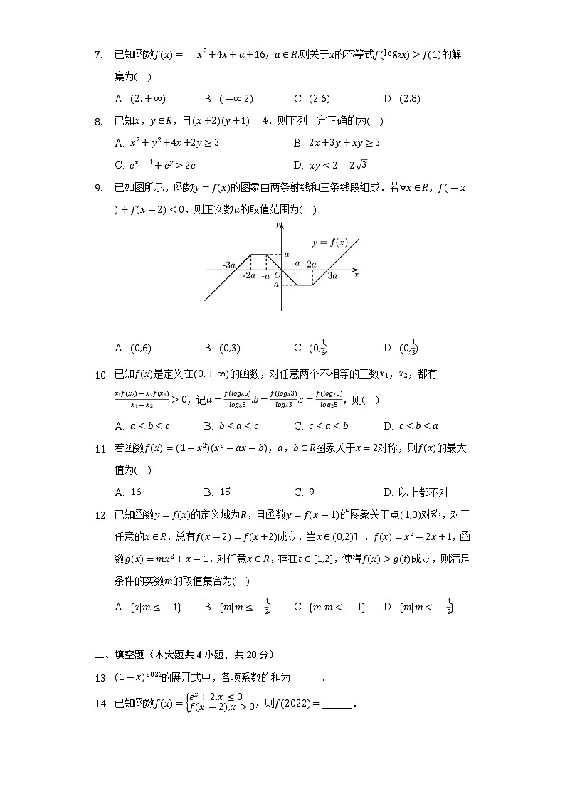 2021-2022学年山西省运城市高二（下）期末数学试卷（Word解析版）02