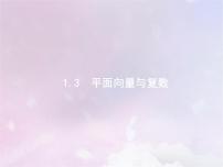 高考数学二轮复习1.3平面向量与复数课件