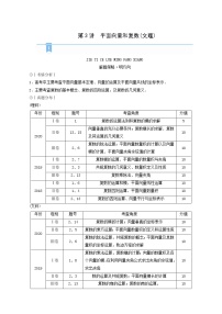 高考数学二轮复习第1部分方法篇素养形成文理第3讲平面向量和复数文理学案含解析
