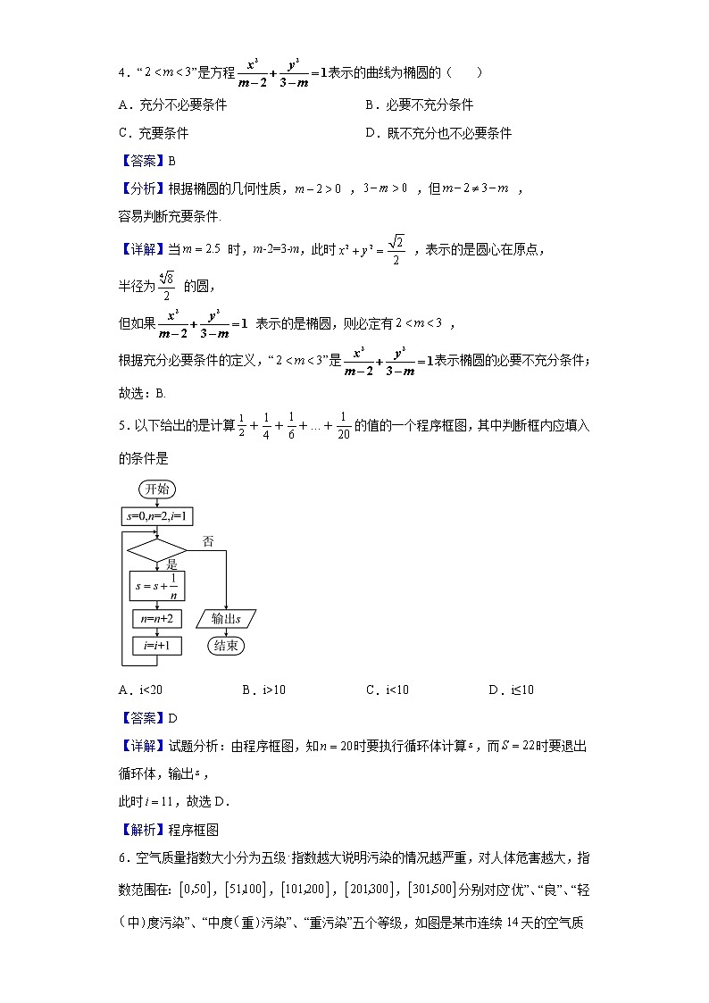 2022届西藏自治区拉萨中学高三第七次月考数学（文）试题含解析02