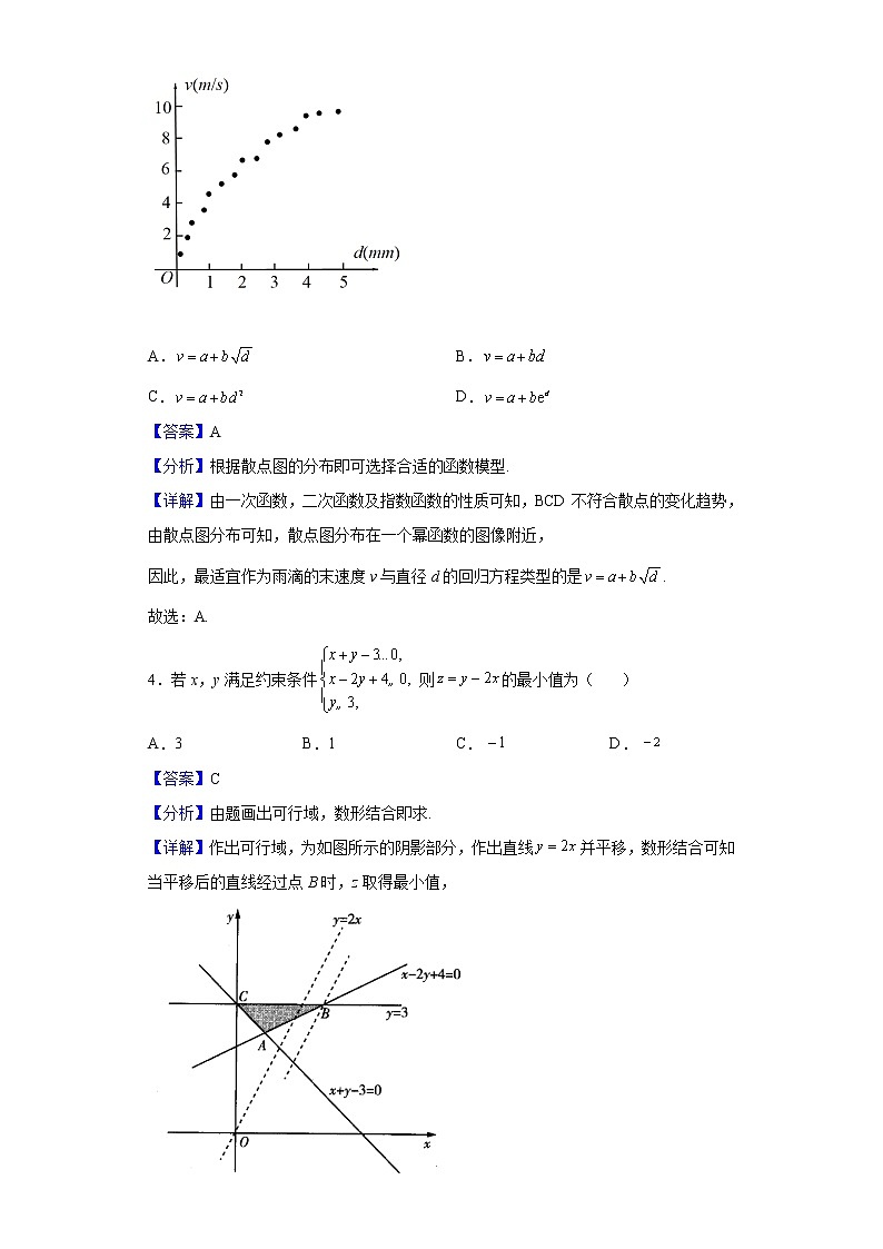 2022届河南省名校联盟高三下学期考前模拟卷数学（文）试题含解析02