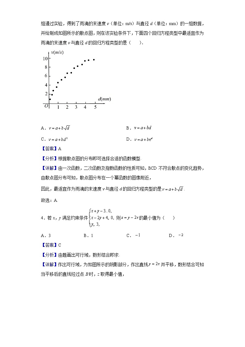 2022届河南省名校联盟高三下学期考前模拟卷数学（理）试题含解析02