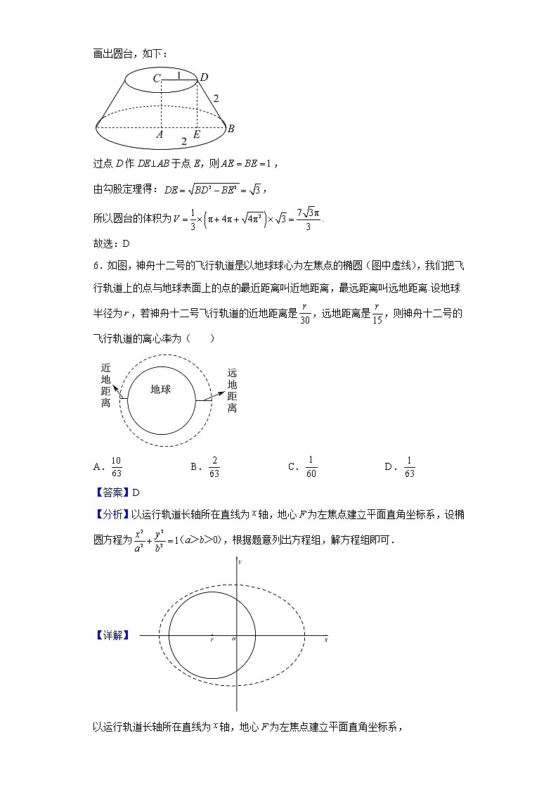 2022届广东省惠州市第一中学等六校联盟高三下学期第六次联考数学试题含解析第3页
