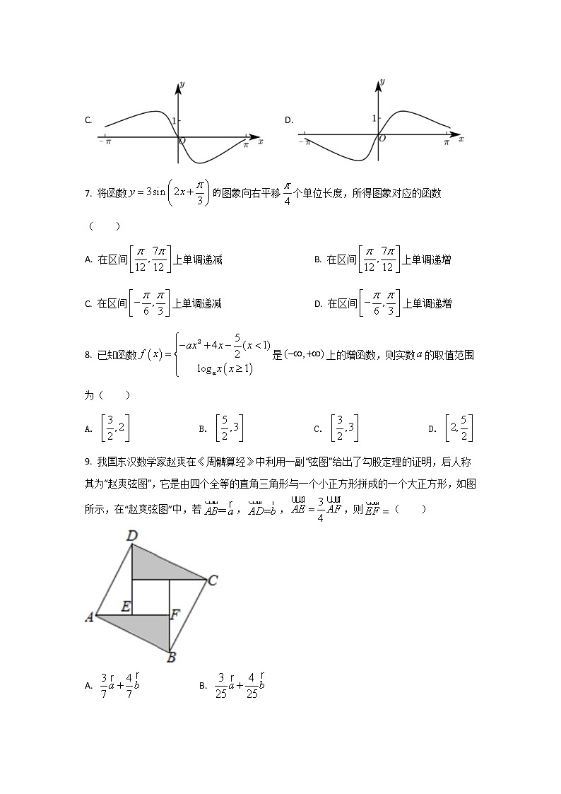 2021-2022学年陕西省西安市长安区第一中学高一上学期期末考试数学试卷含答案第2页