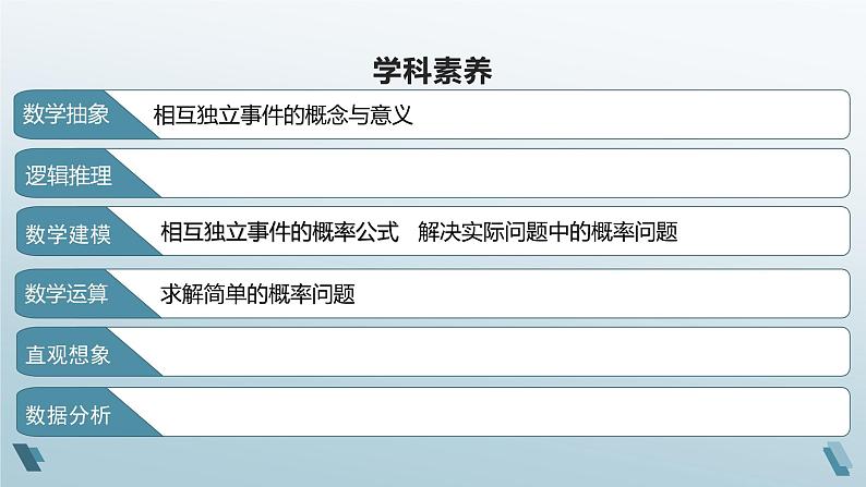 10.2事件的相互独立性（课件）-2020-2021学年高一下学期数学人教A版（2019）必修第二册03