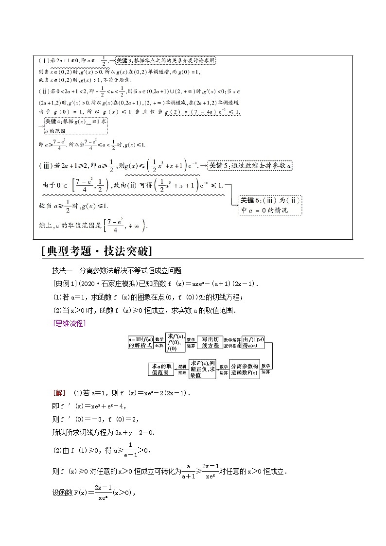 高考数学统考一轮复习第3章导数及其应用命题探秘1第2课时利用导数研究不等式恒能成立问题学案02
