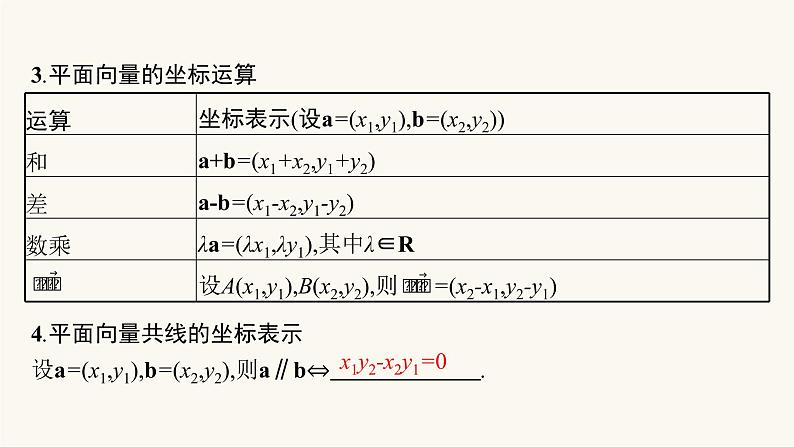 新教材高考数学一轮复习第5章5.2平面向量基本定理及坐标表示课件05