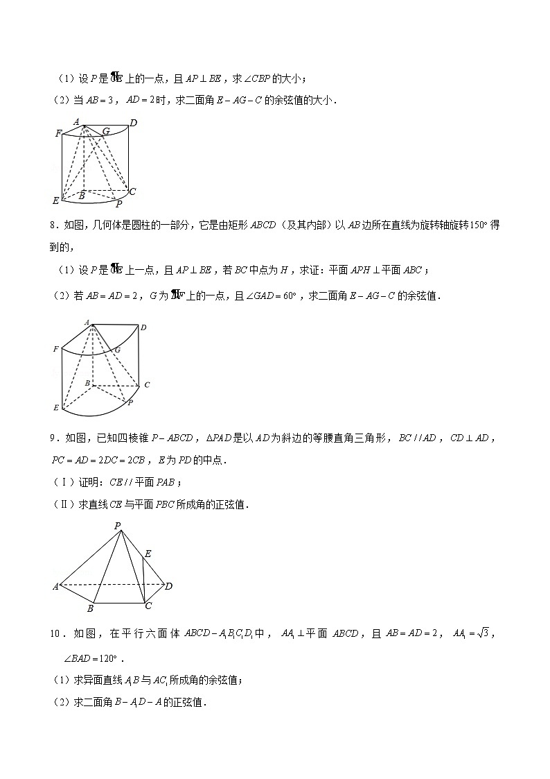 新高考数学二轮专题《立体几何》第11讲 非常规空间几何体为载体（原卷版）第3页