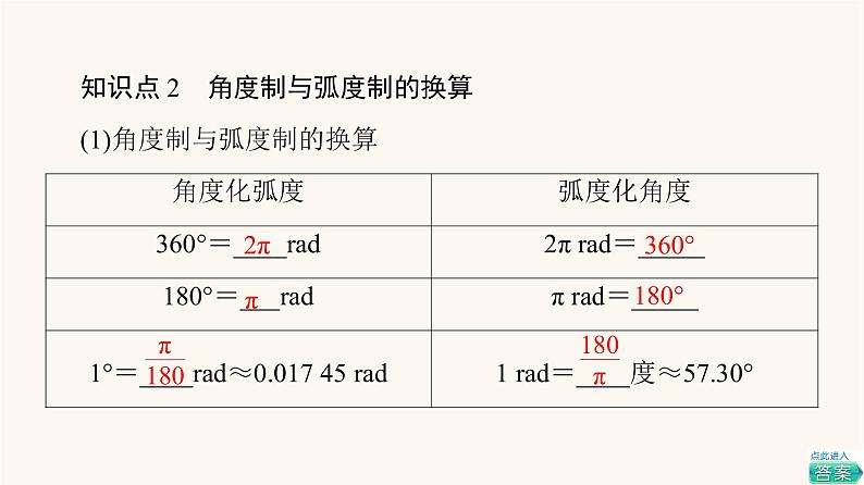 苏教版（2019）高中数学必修第一册第7章三角函数7.17.1.2弧度制课件08
