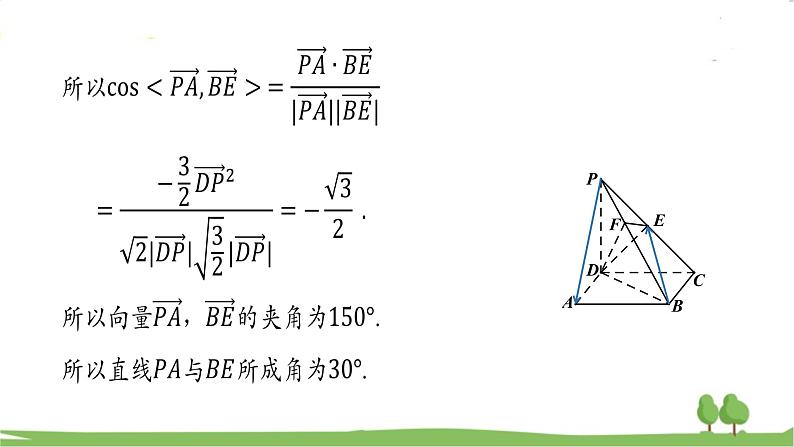 高二【数学（人教A版）】选择性必修1 空间向量的应用（2） PPT课件08