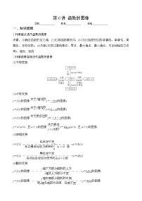 专题6 函数的图像（讲义）-2023年高考一轮复习精讲精练必备