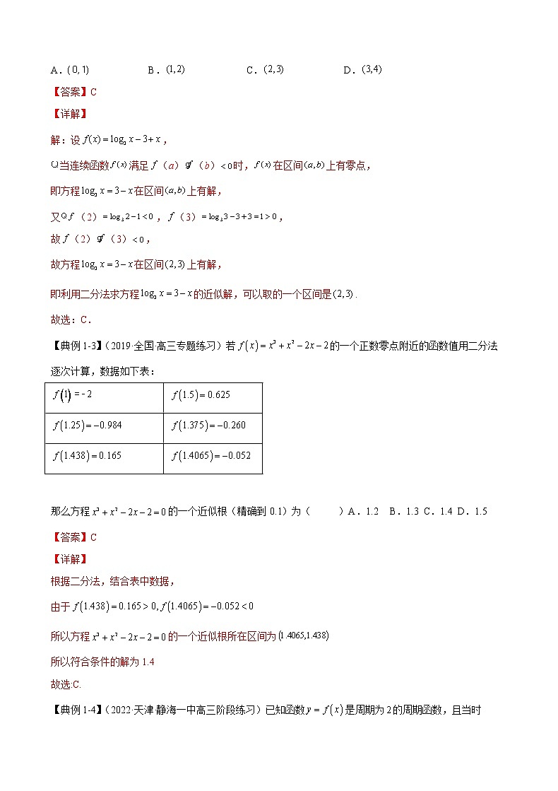 第7讲 函数与方程（解析）-2023年高考一轮复习精讲精练必备第2页