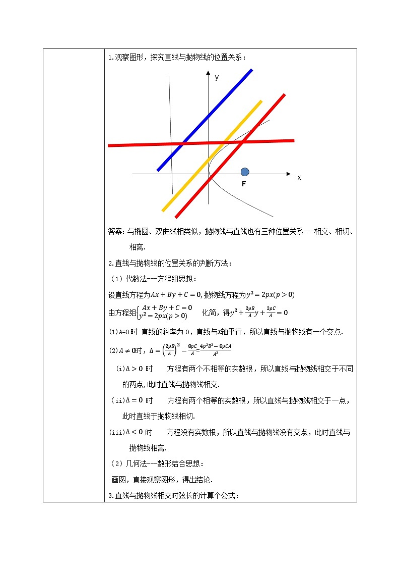 3.3.2《抛物线的简单几何性质（二）》课件+教案02