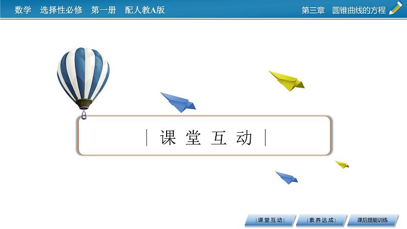 人教A版（2019）高中数学选择性必修第一册 3.1.3　椭圆方程及性质的应用 PPT课件+同步习题03