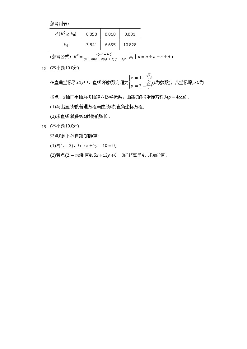2021-2022学年新疆喀什地区疏勒实验学校高二（下）期末数学试卷（文科）（Word解析版）03