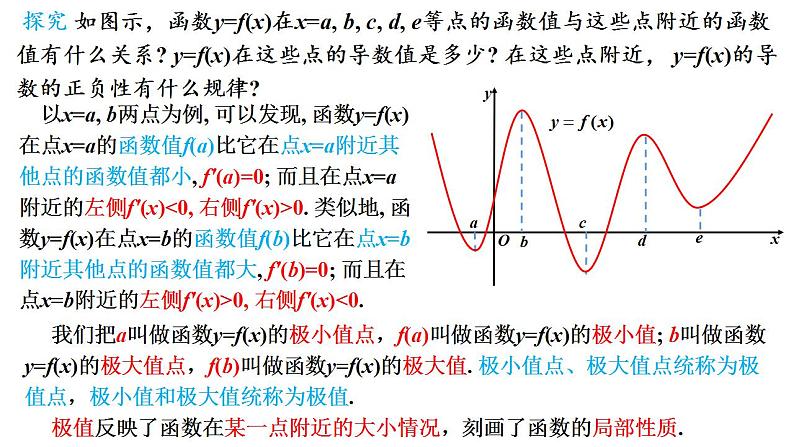 2021-2022学年高二下学期数学人教A版（2019）选择性必修第二册5.3.2函数的极值与最大(小)值（1）课件第4页