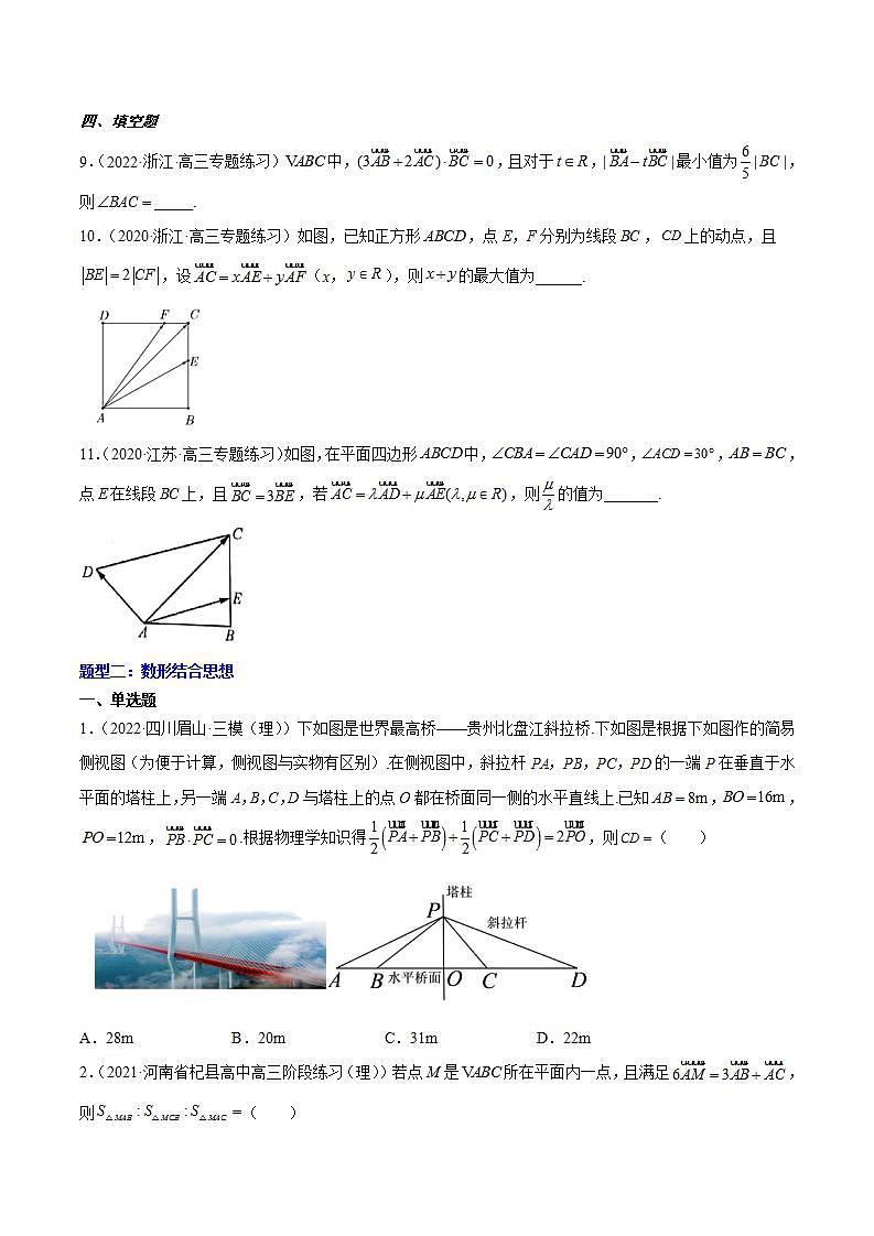 重难点04五种平面向量数学思想（核心考点讲与练）-2023年高考数学一轮复习核心考点讲与练（新高考专用）(原卷版）第2页