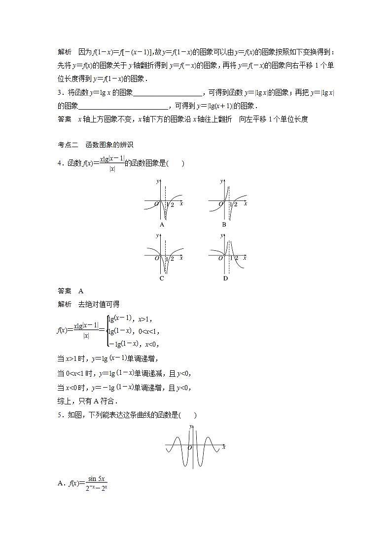 【最新版】高中数学高三培优小题练第11练　函数的图象第2页