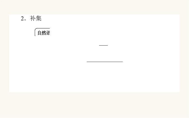 人教B版高中数学必修第一册1.1.3.2 补集及综合应用课件03