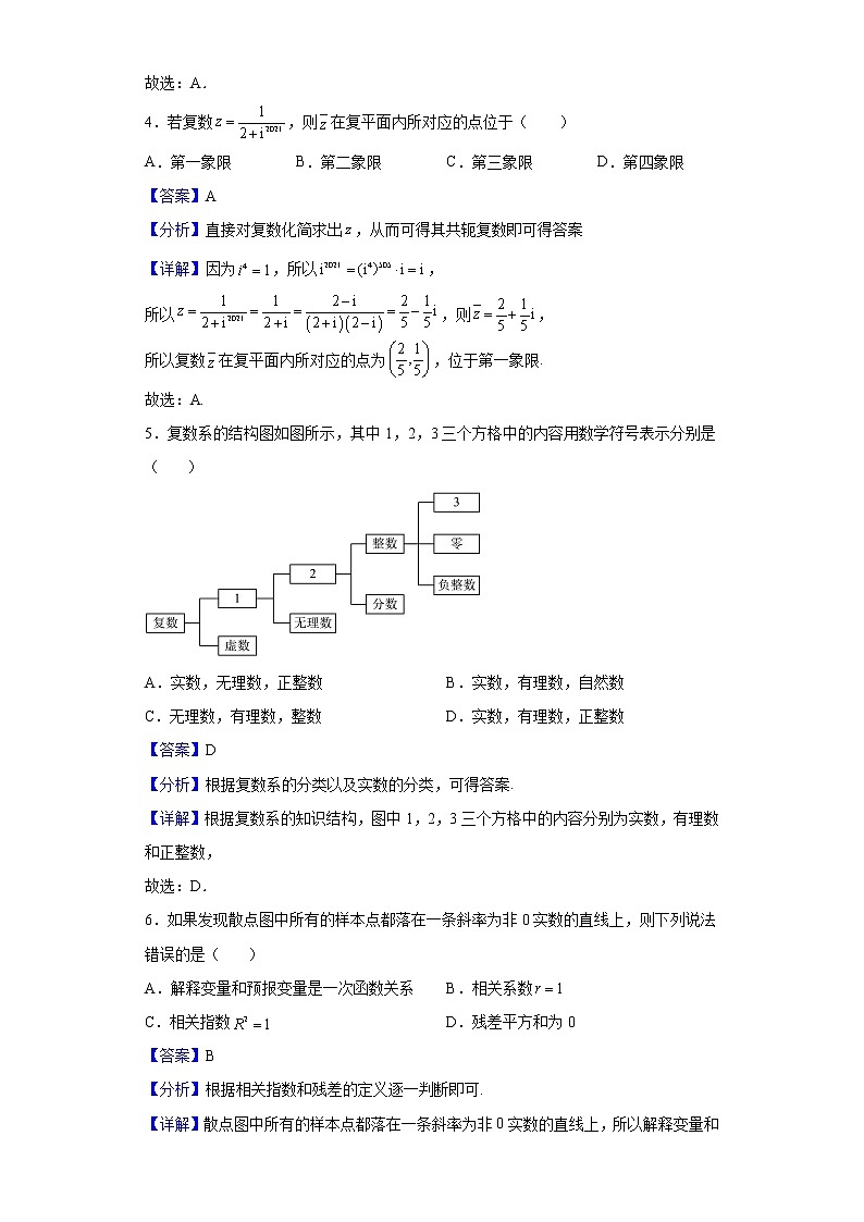 2021-2022学年河南省洛阳市强基联盟高二下学期大联考数学（文）试题（解析版）02