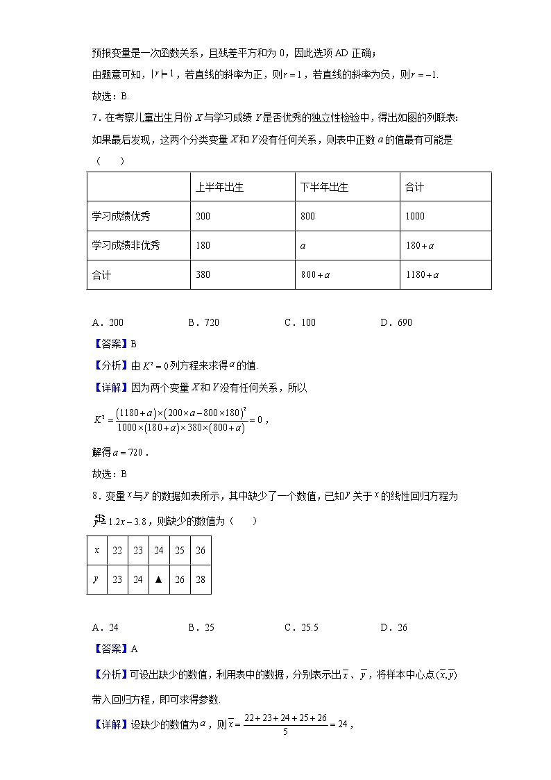 2021-2022学年河南省洛阳市强基联盟高二下学期大联考数学（文）试题（解析版）03