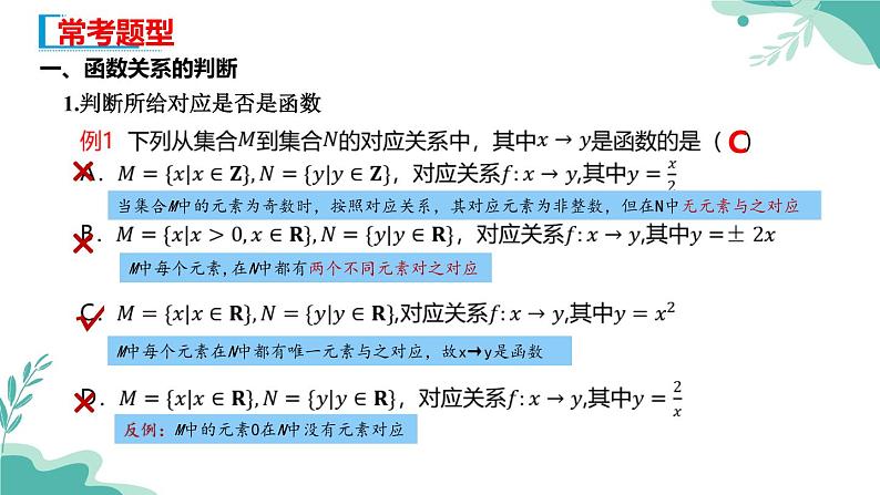 人教A版（2019年）高一数学必修一上册--3.1.1 函数的概念（课件）07