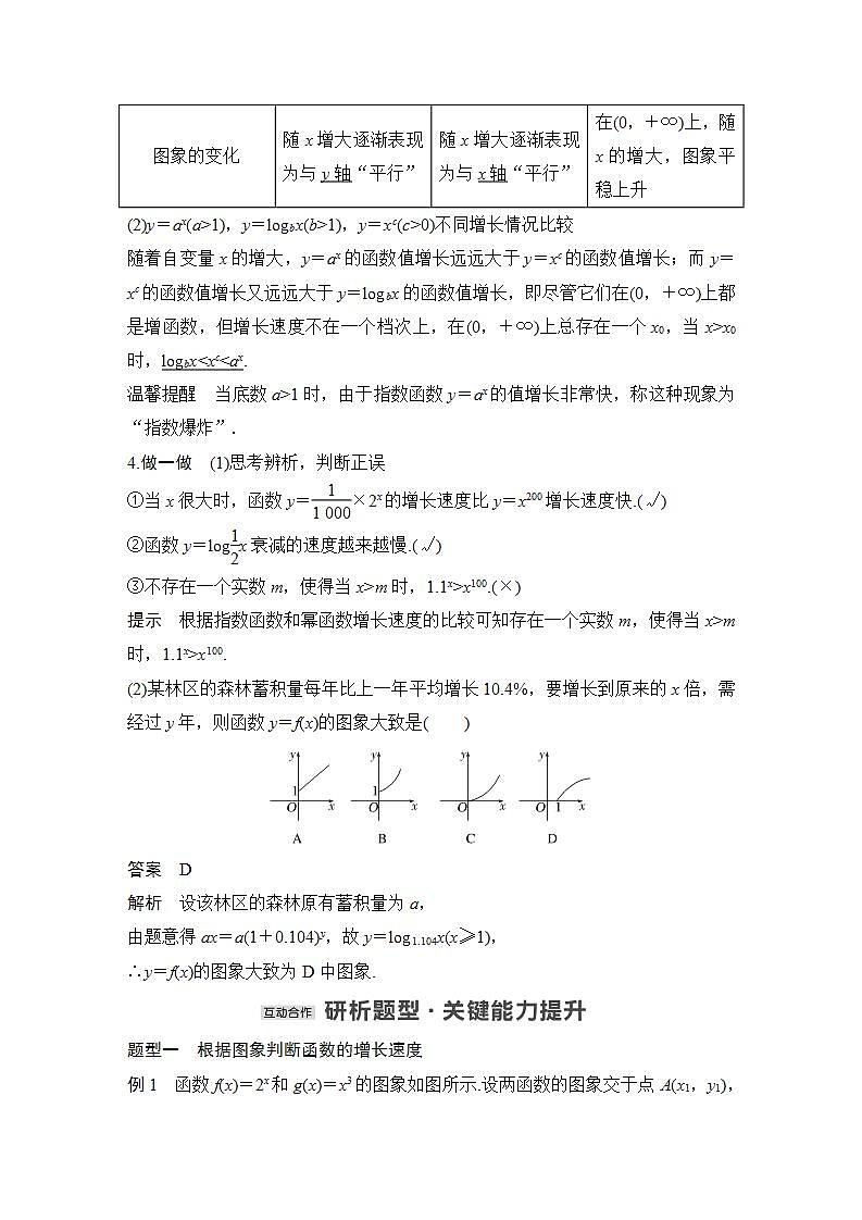 【最新版】高中数学（新教材北师大版）必修第一册§4 指数函数、幂函数、对数函数增长的比较【教案+课件】02