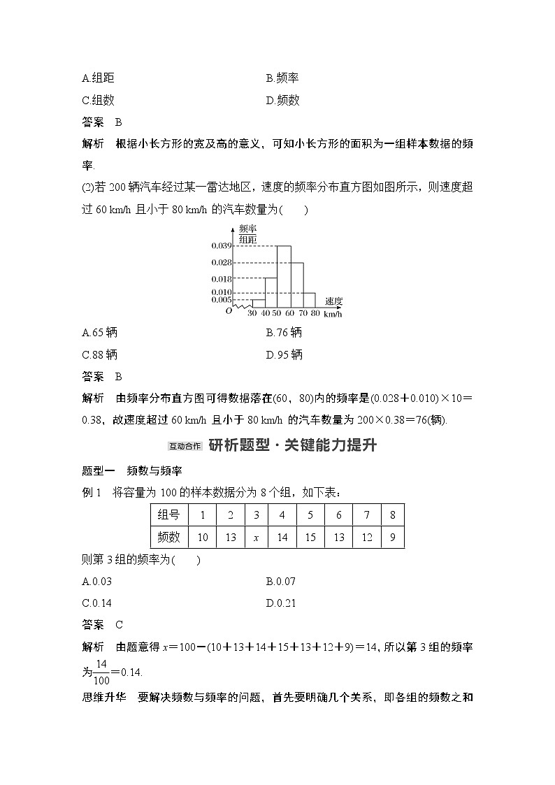 【最新版】高中数学（新教材北师大版）必修第一册§3 用样本估计总体分布【教案+课件】03