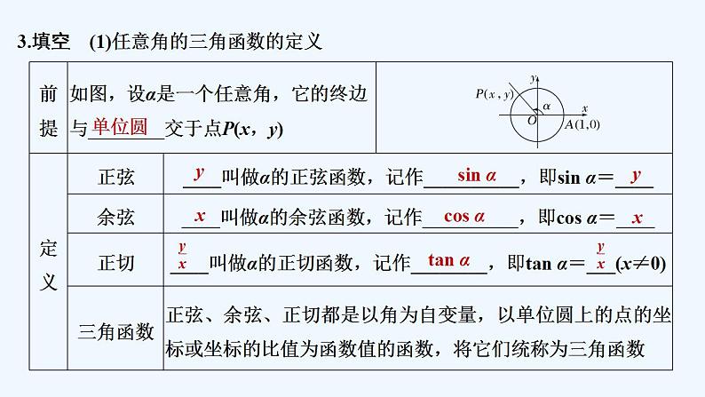 【最新版】高中数学（新教材人教版）必修第一册第一课时　三角函数的定义【教案+课件】07