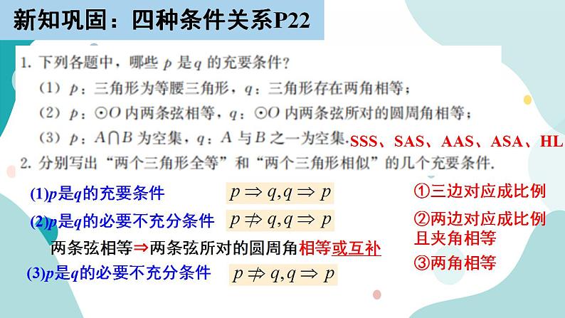 1.4 充分条件与必要条件（含2课时）高一数学课件（人教A版2019必修第一册)03