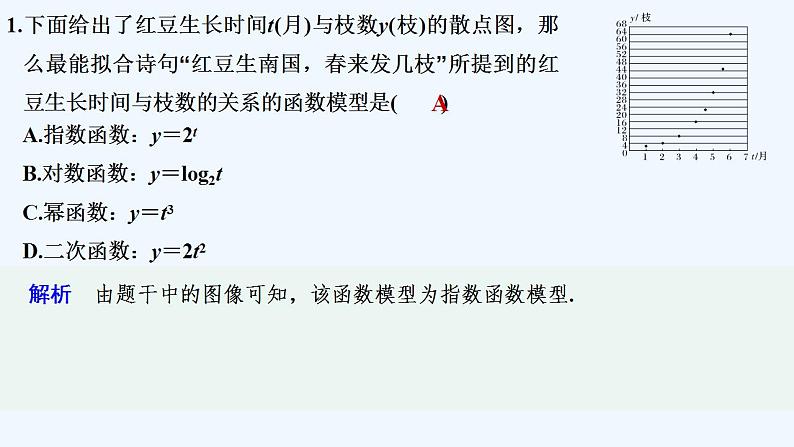 【最新版】高中数学（新人教B版）习题+同步课件限时小练11　增长速度的比较02