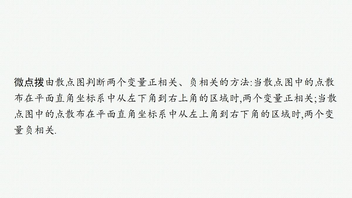 2023年高考数学人教A版（2019）大一轮复习--10.2　成对数据的统计分析（课件）第7页