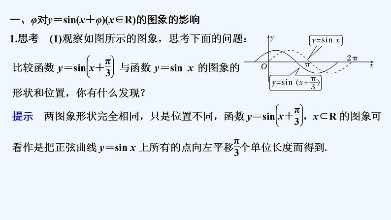 【最新版】高中数学（新苏教版）教案+同步课件第一课时　函数y＝Asin(ωx＋φ)的图象与性质(一)05