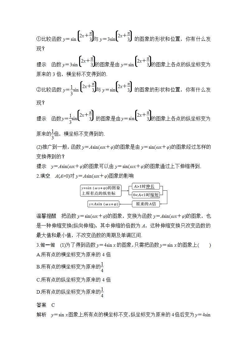 【最新版】高中数学（新苏教版）教案+同步课件第一课时　函数y＝Asin(ωx＋φ)的图象与性质(一)03