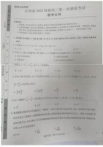 2023届江西省（稳派教育）新高三第一摸底考试文科数学试题含答案（2022年7月）