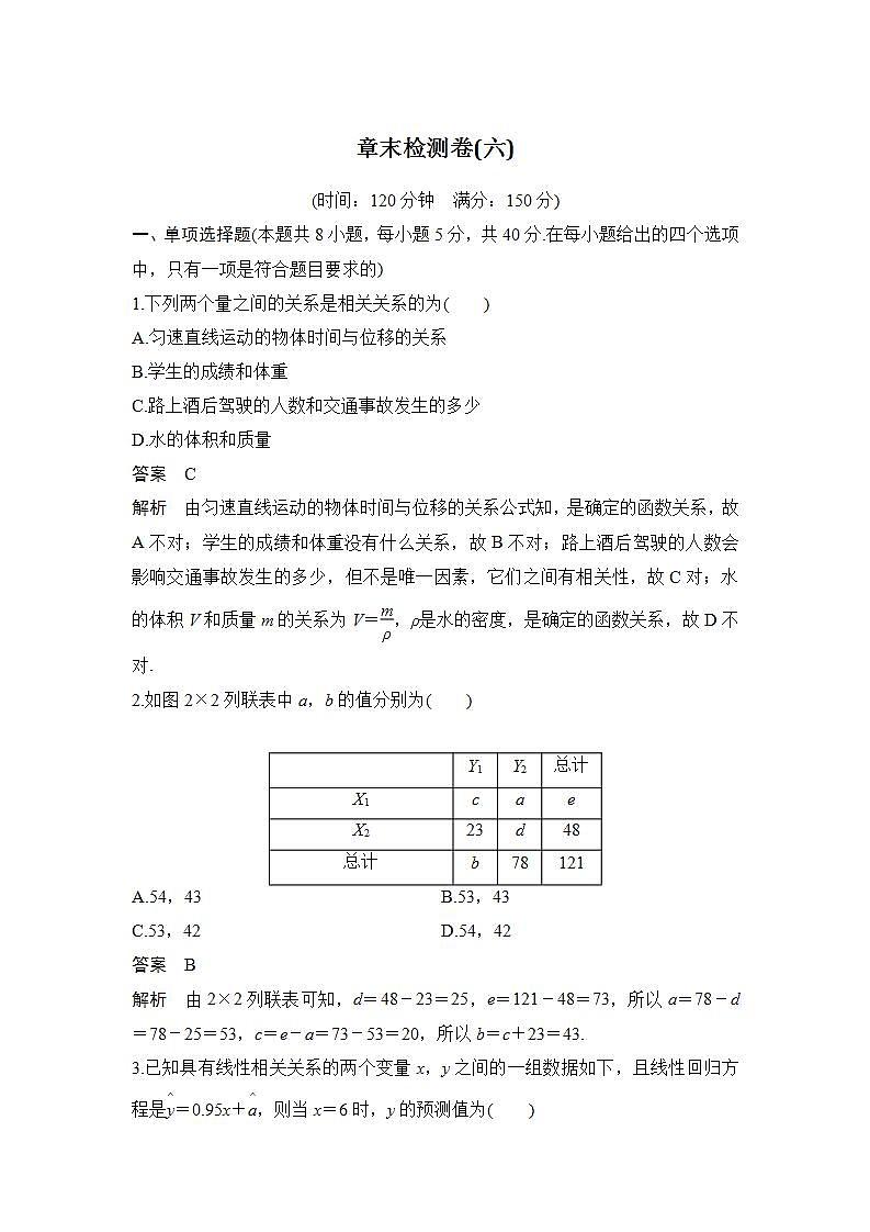 章末检测卷(六)第1页