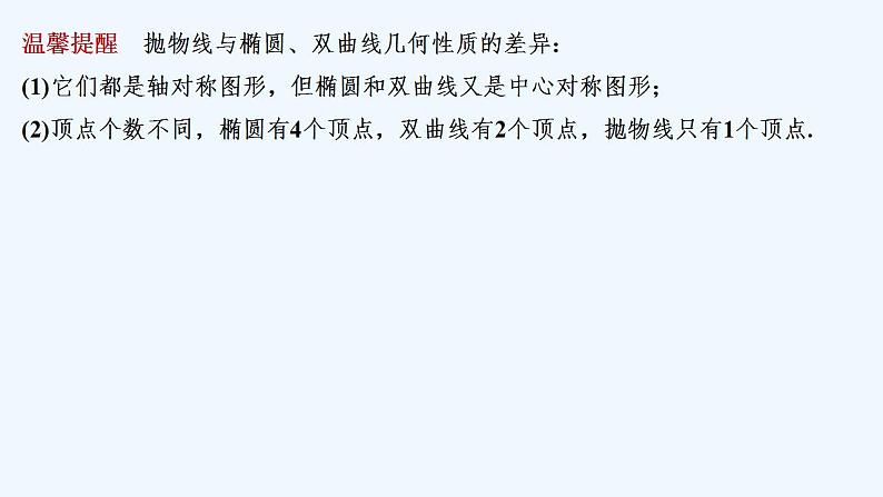 【最新版】高中数学（新苏教版）教案+同步课件第一课时　抛物线的几何性质08
