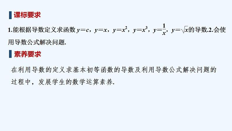 【最新版】高中数学（新苏教版）教案+同步课件5.2.1　基本初等函数的导数02