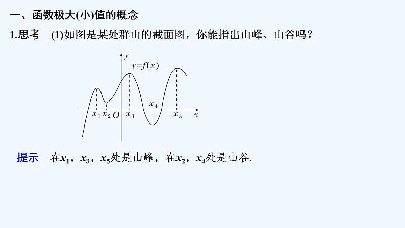 【最新版】高中数学（新苏教版）教案+同步课件5.3.2　极大值与极小值05