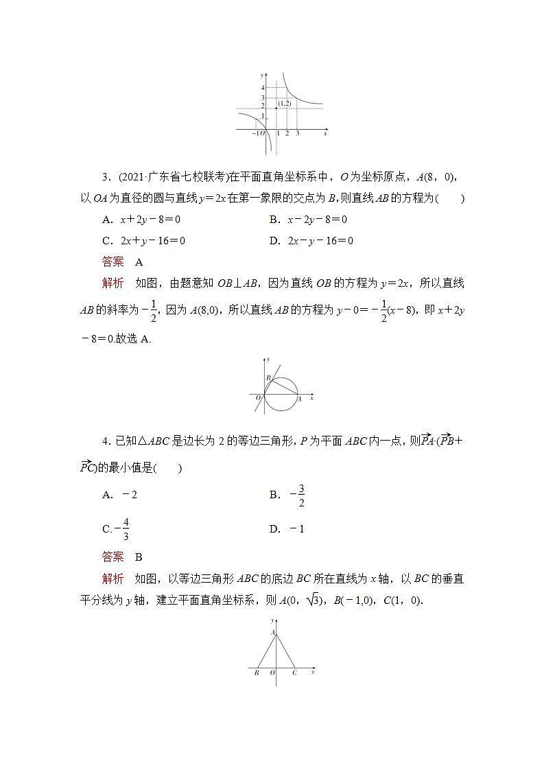 2023届高考数学一轮复习精选用卷 数形结合思想专练+答案解析第2页