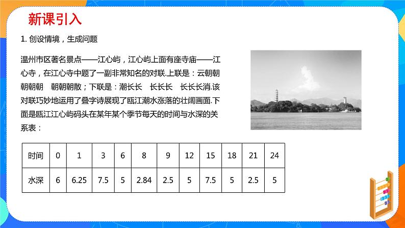 必修第一册高一上数学第五章5.7《三角函数的应用》课件+教案03