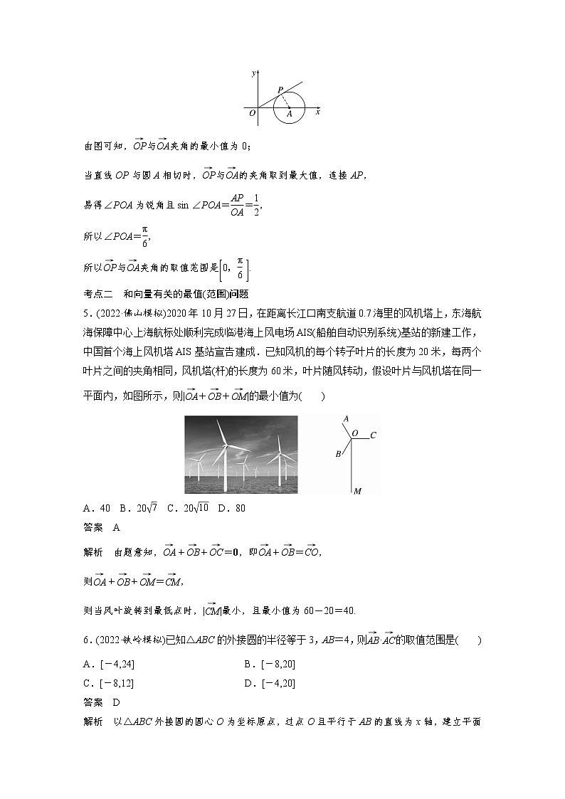 新高考高考数学一轮复习巩固练习5.4第45练《平面向量中的综合问题》（2份打包，解析版+原卷版）03