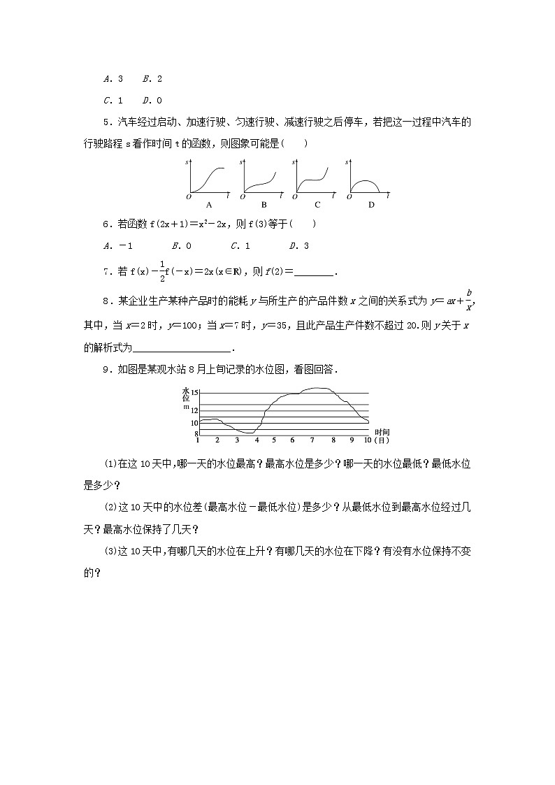 2022_2023学年新教材高中数学课时作业十八表示函数的方法湘教版必修第一册02