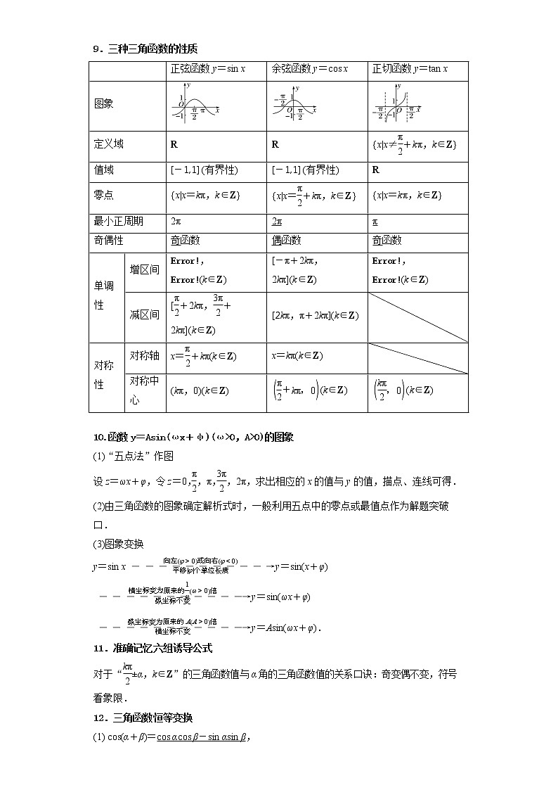 一轮难题复习 三角函数与解三角形典型解答题 （教师版）第2页