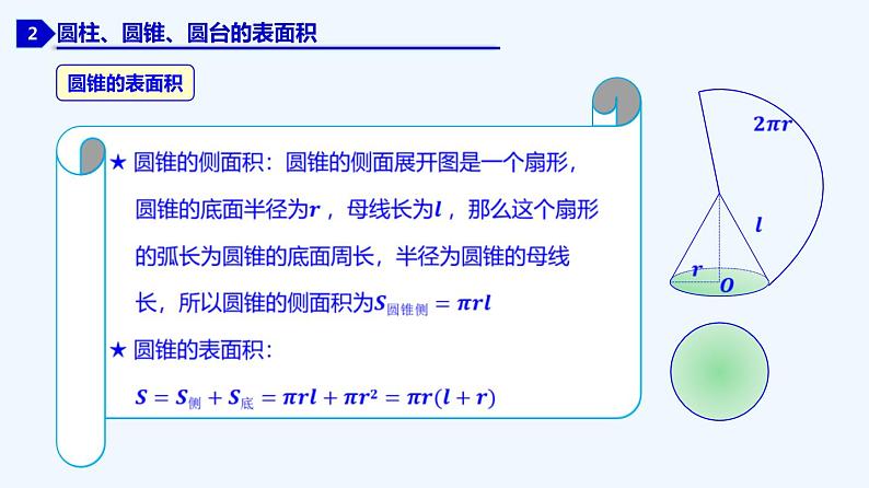 高中数学必修二  8.3 简单几何体的表面积与体积-同步教学课件第6页