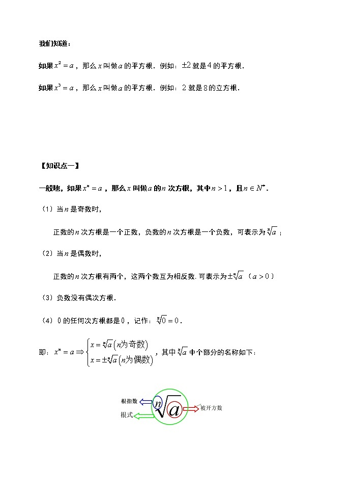 高中数学必修一 4.1 指数与指数幂的运算导学案02