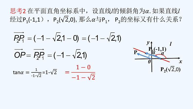 高中数学选择性必修一  2.1.1倾斜角与斜率课件08