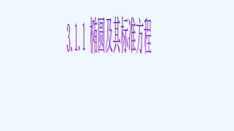 高中数学选择性必修一  3.1.1椭圆及其标准方程教学课件04