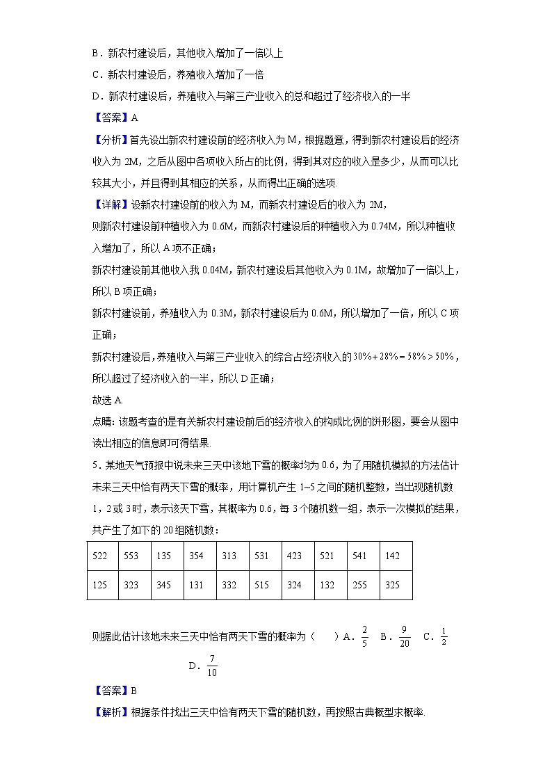 2021-2022学年黑龙江省哈尔滨德强学校高一下学期期末数学试题含解析03