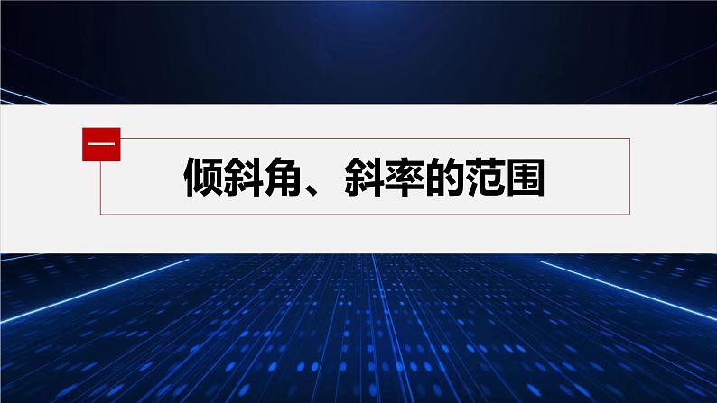 第一章 1.1~1.2 第2课时　直线的斜率与倾斜角、方向向量的关系第5页
